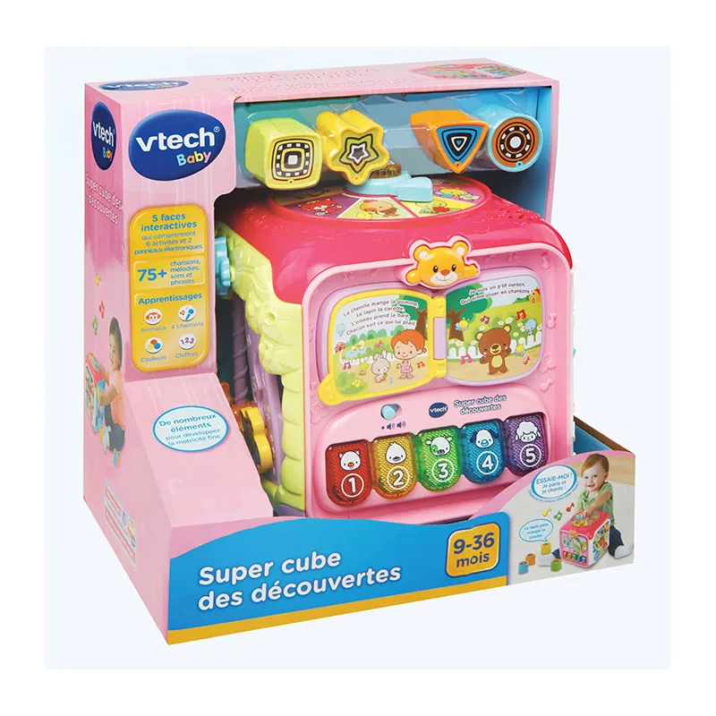 Super cube des découvertes Rose - 9m+-6
