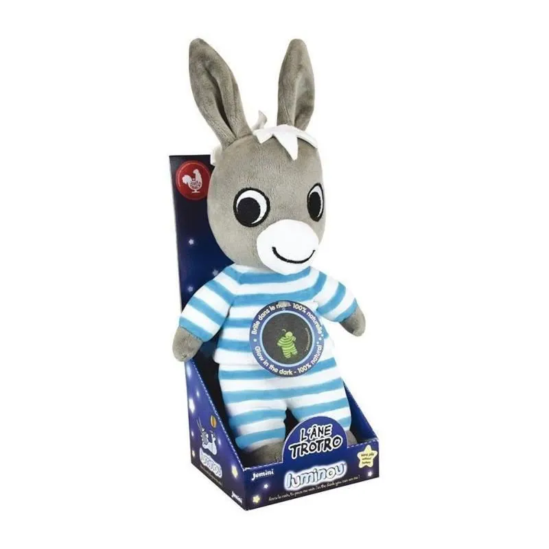 Peluche lumineuse 25cm l'Âne Trotro - 0m+-5