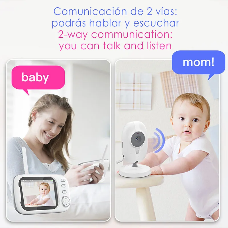 Babyphone VB603 Pro Détection de mouvement/température - 0m+-2
