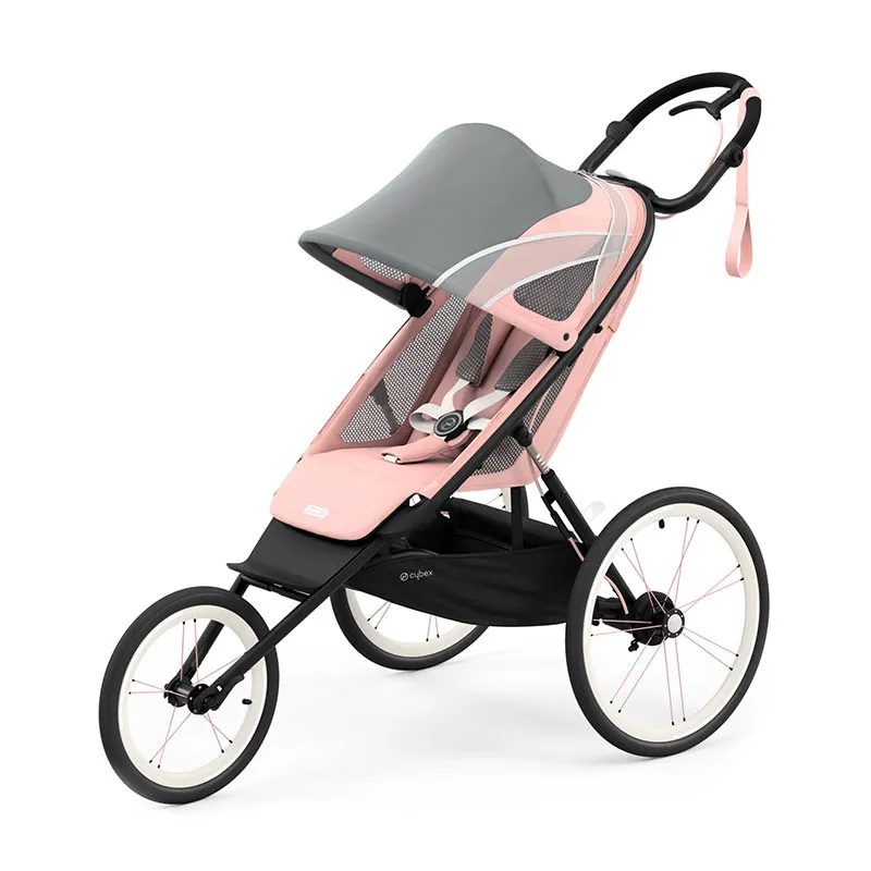 Poussette Running Avi Black Pink/Silver Pink - 6m+-1