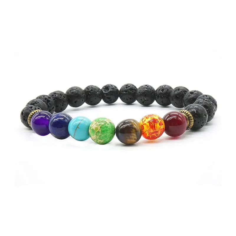 Bracelet Guérison 7 Chakras - Multicolore-1