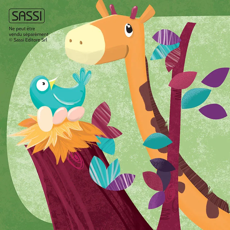 Livre + puzzle géant L'arbre aux animaux - 36m+-3