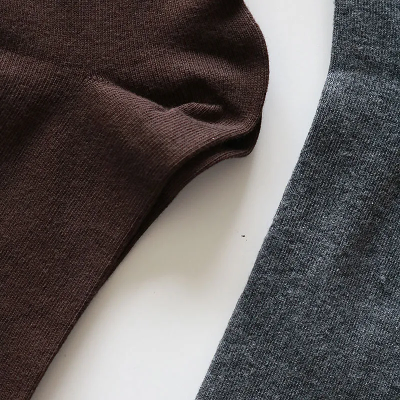 4 paires de Chaussettes Homme Coton Basic - Marron/Gris-5