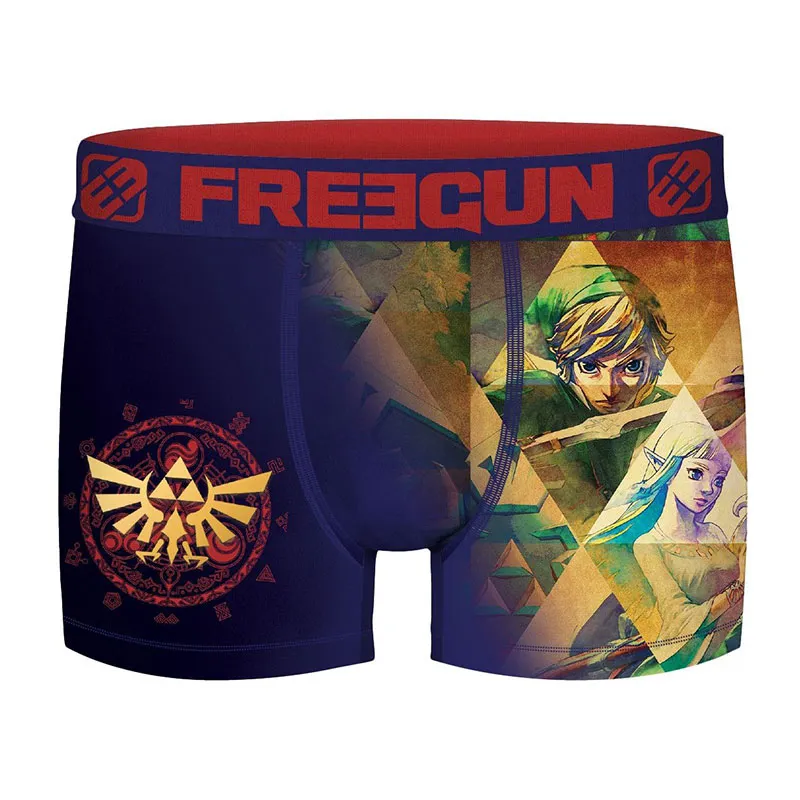 3 Boxers Homme Zelda - Noir/Bleu/Jaune-2