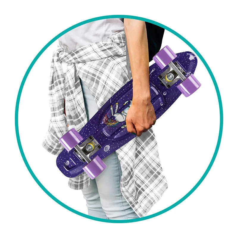 Skateboard Qkids Galaxy Licorne - 36m+-6