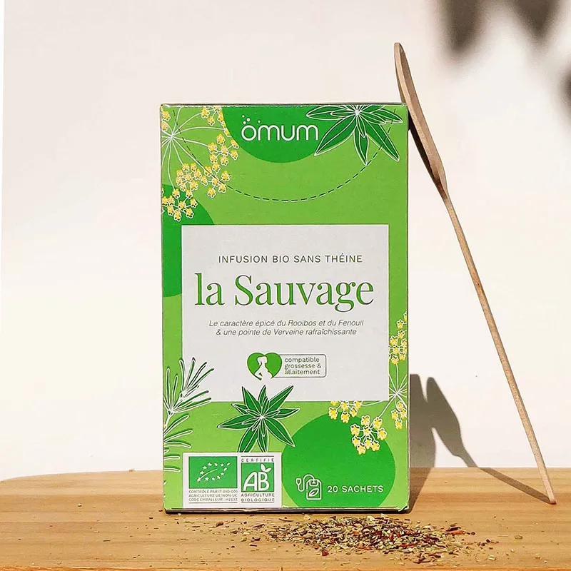 Infusion BIO La Sauvage verveine rooibos fenouil - 20 sachets-1