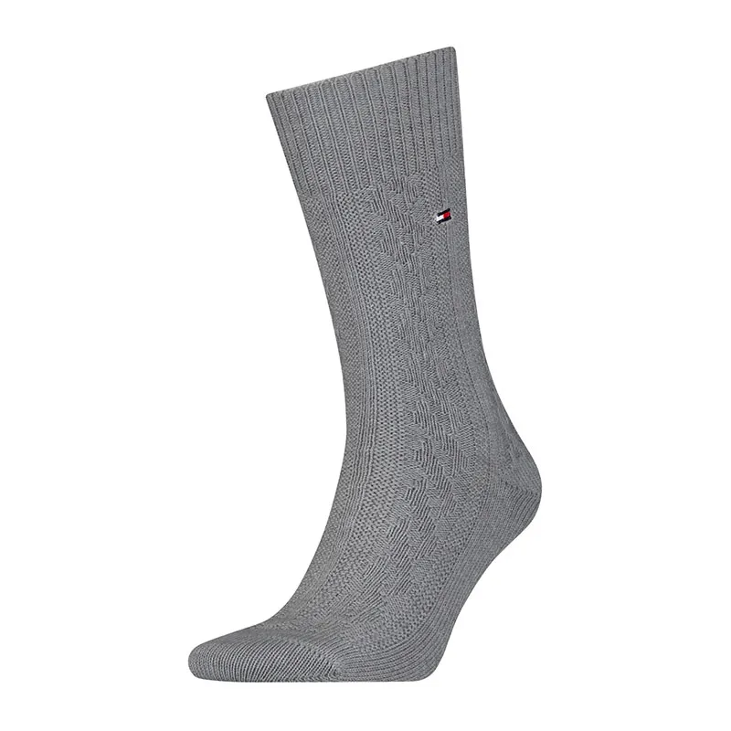 2 paires de chaussettes Homme Cable Tommy Hilfiger - Gris-0