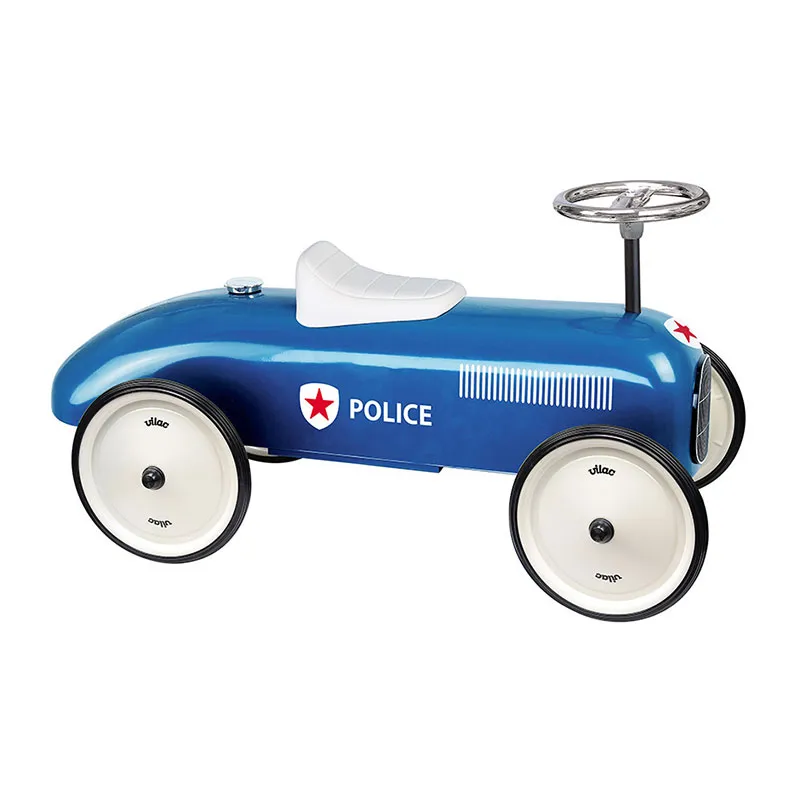 Porteur Voiture de police vintage - 18m+-0