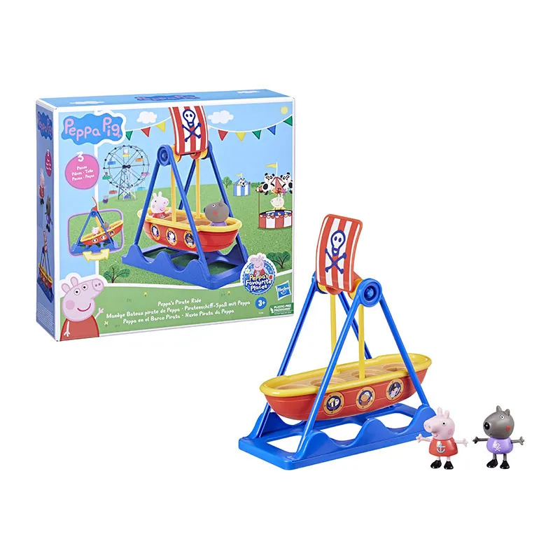Manège Bateau Pirate & 2 Figurines Peppa Pig - 36m+-7