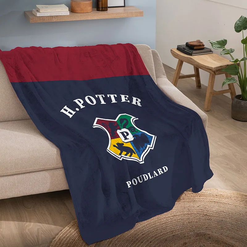 Plaid Harry Potter Bleu Marine - 125x150cm-0