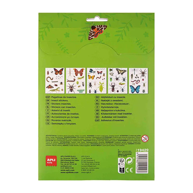 Stickers Découvrir les Insectes - 50pcs-1