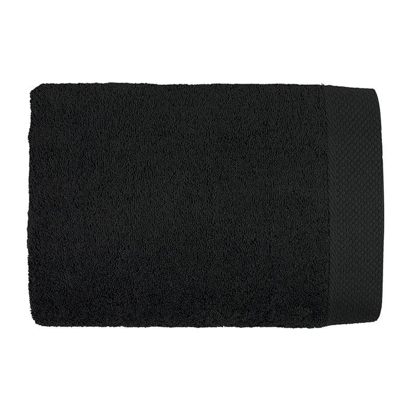 Drap de bain Coton Noir - 100x150cm-0