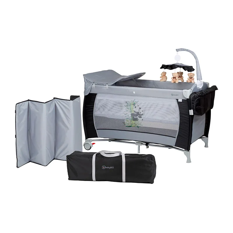 Lit parapluie Deluxe Noir - 0m+-5