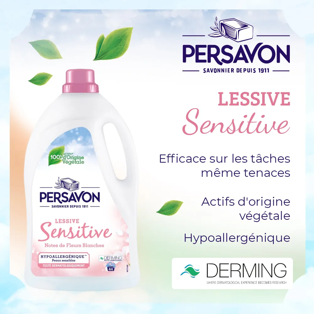 Lessive SENSITIVE Hypoallergénique - 2x2L-1