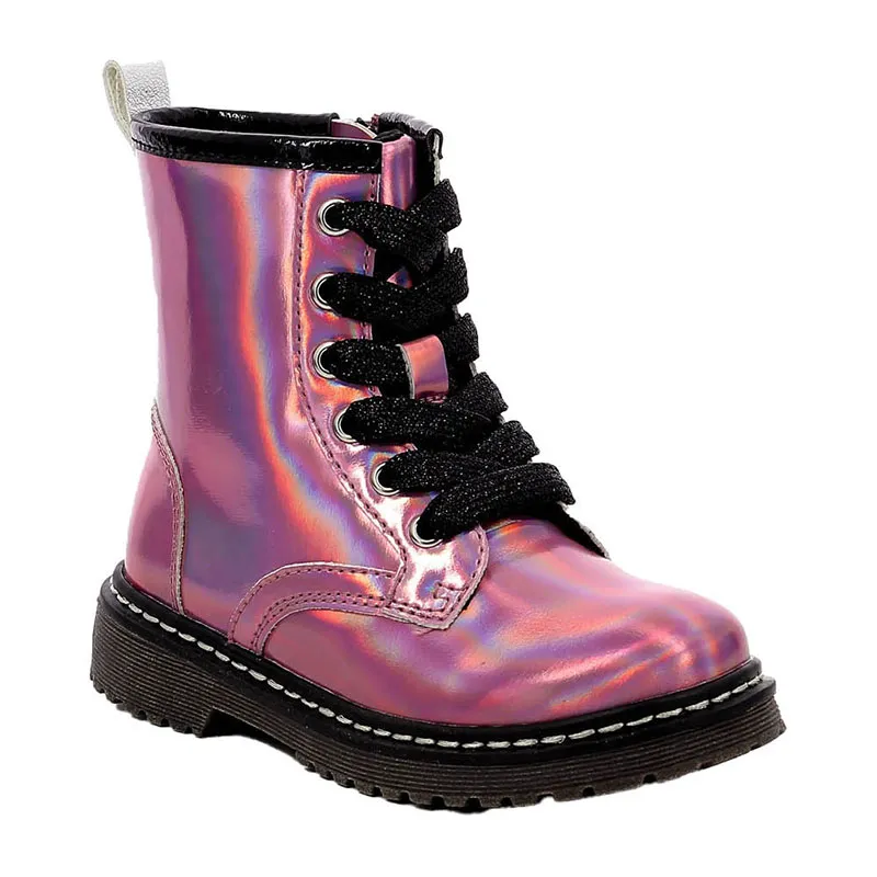 Bottines Modoka - Rose Hologram-0