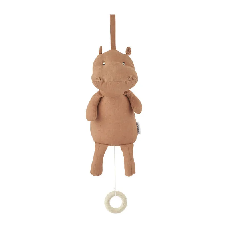 Mobile musical Ailo Hippo Tuscany rose - Liewood-0