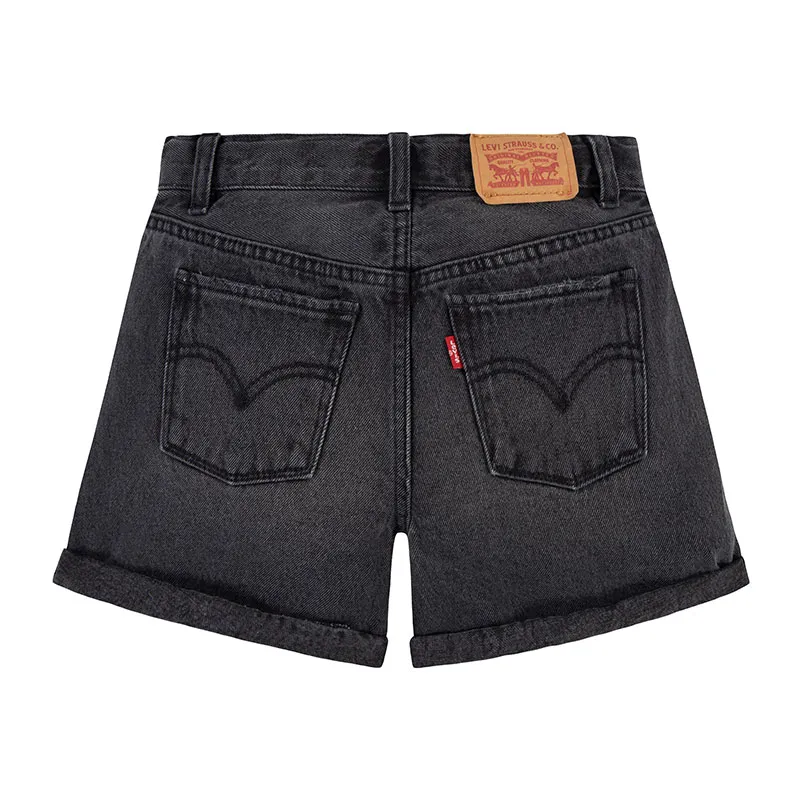 Short en jean Mini Mom Roll Cuf - Yonder w/o destruction-1