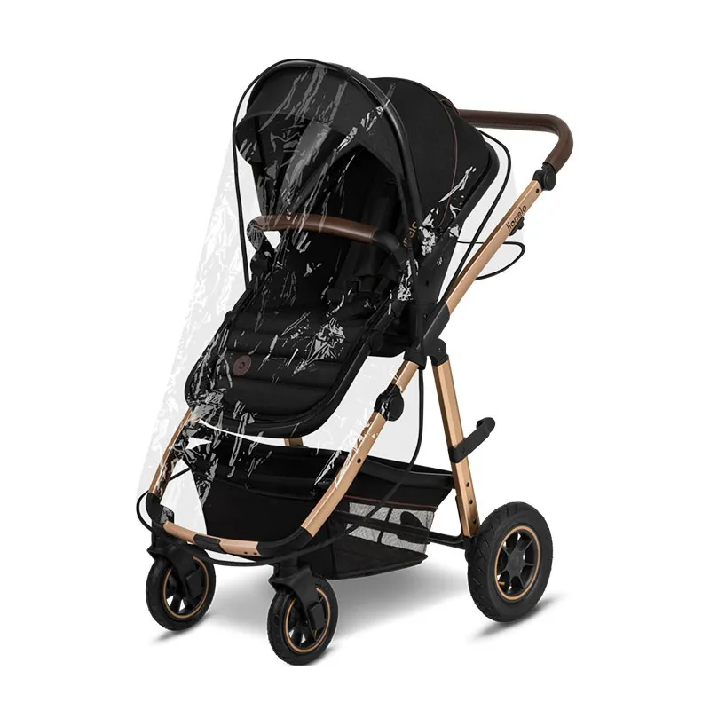 Trio Poussette Amber + Nacelle + Cosy Gr.0+ Black Onyx - 0m+-10