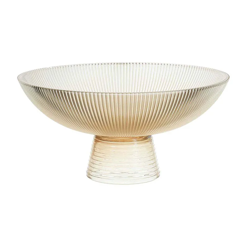 Coupe à fruit sur pied Verre Ambre - 1,1L-0