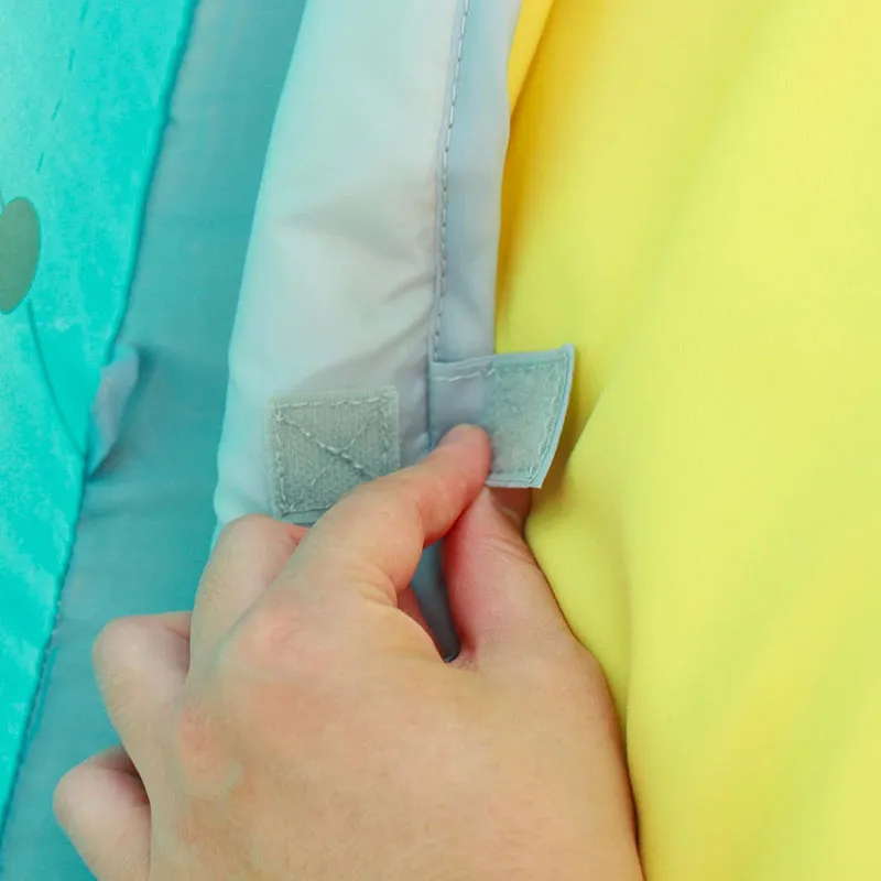 Grande tente Anti-UV Bleu/Jaune - 90x120cm-6