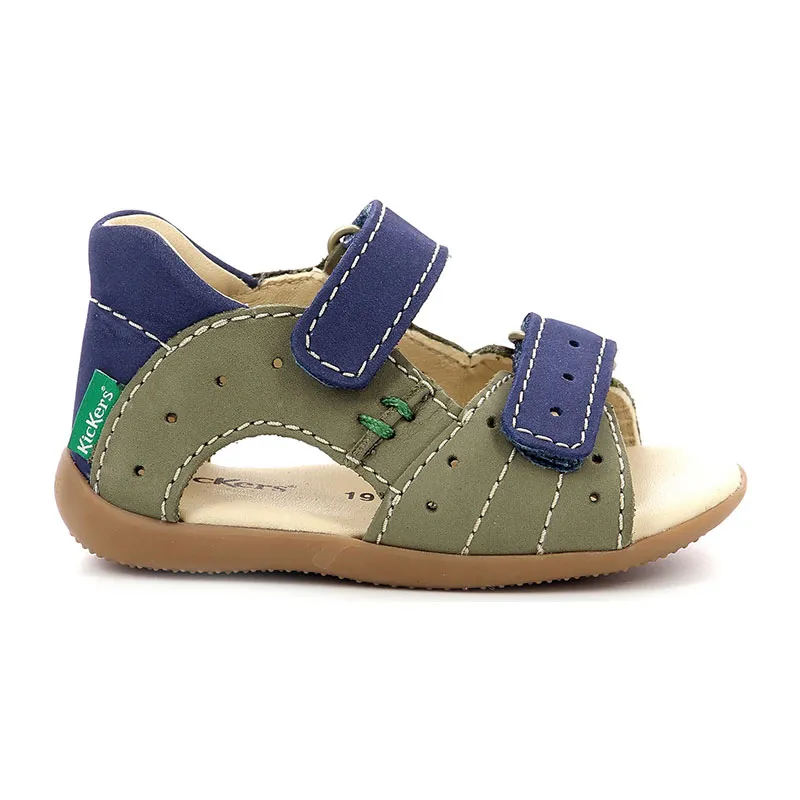 Sandales Boping-2 - Kaki/Bleu-1