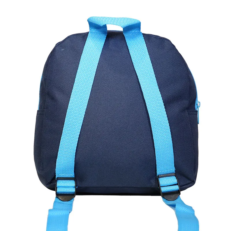 Sac à dos goûter maternelle La Reine Des Neiges Bleu - 24x24cm-5