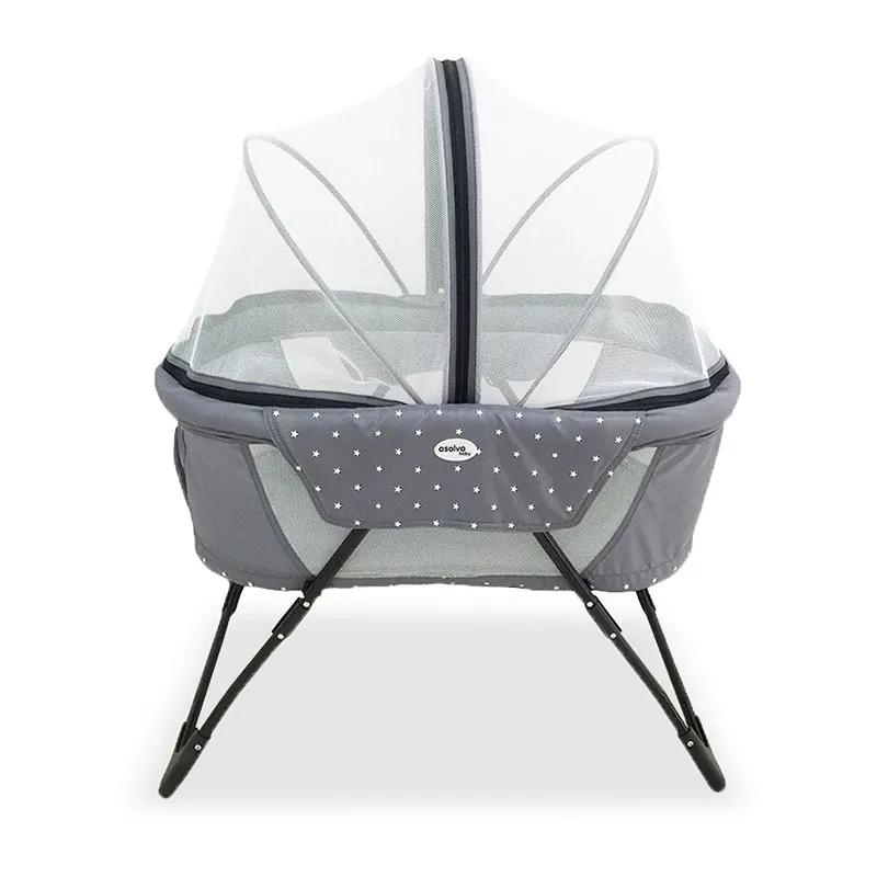 Mini Berceau Compacte Gris - 0m+-0