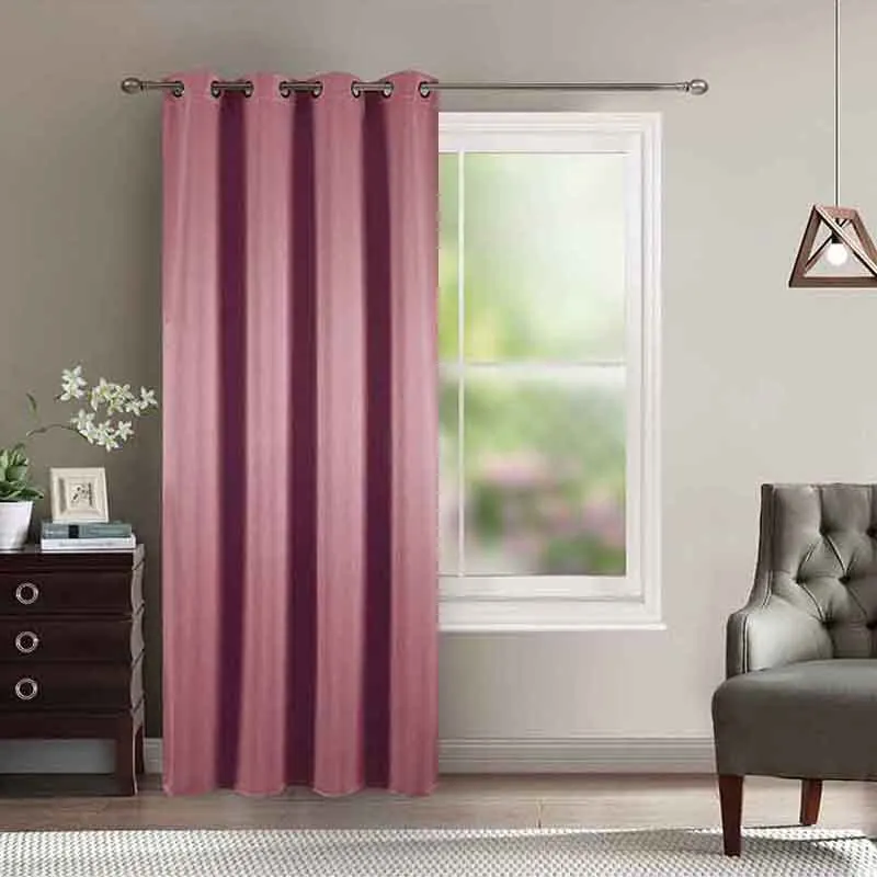 Rideau occultant Thermique Rose poudré - 140x260cm-10