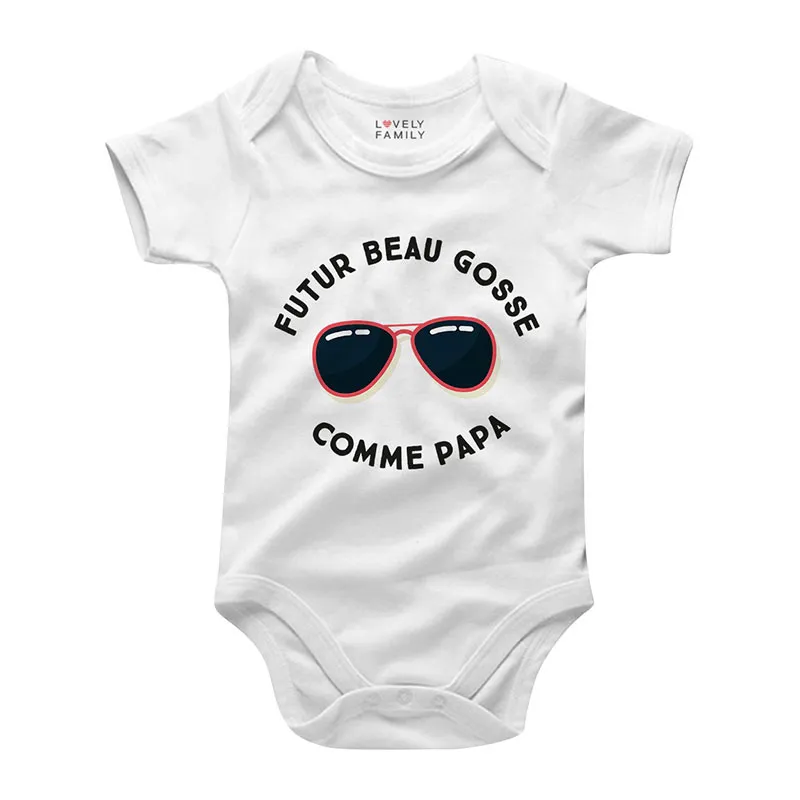 Body Futur beau gosse - Blanc-0