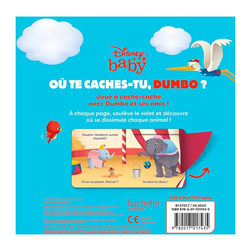 Livre Où te caches-tu, Dumbo ? - 36m+-1