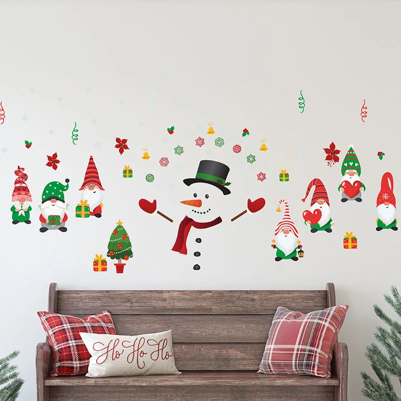Stickers - Gnomes mignons & Bonhomme de neige-4