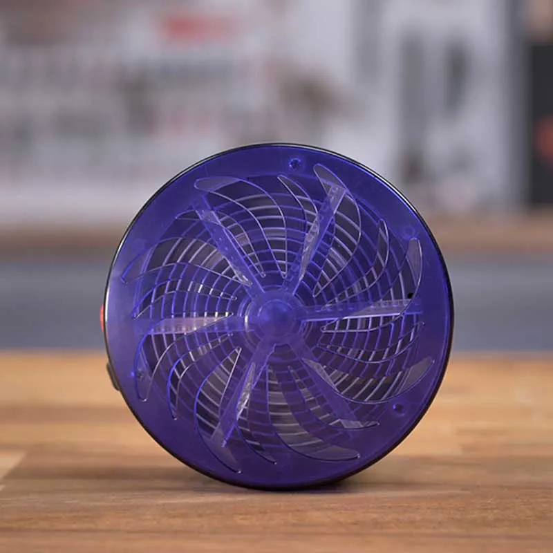Disque solaire élec. lumière bleue anti-insectes - Ø10cm-0