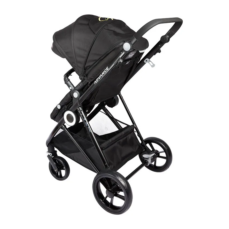 Poussette 4en1 - Coque  I-Size + Base I-Leo Noir - 0m+-4