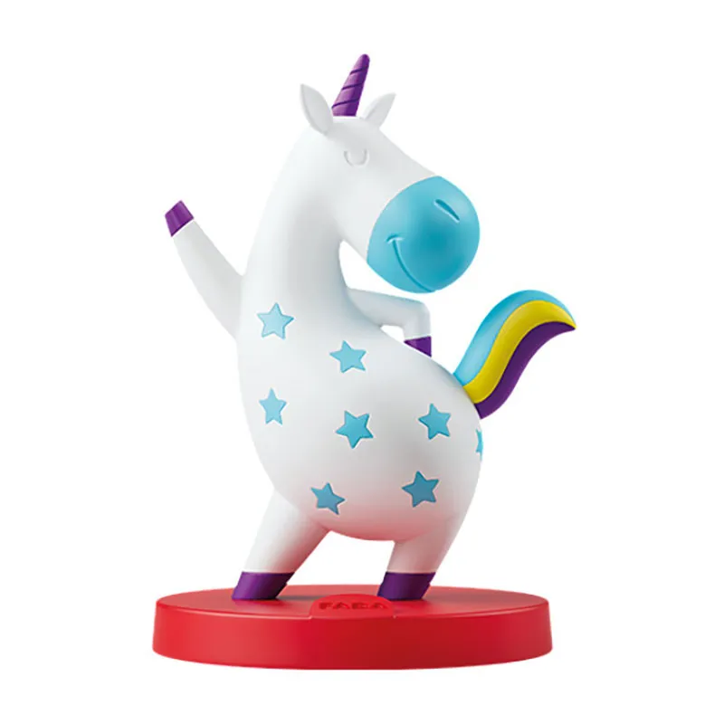 Starter set blanc + 4 Pers. Elé/Robot/Licorne/Koala - 0m+-2