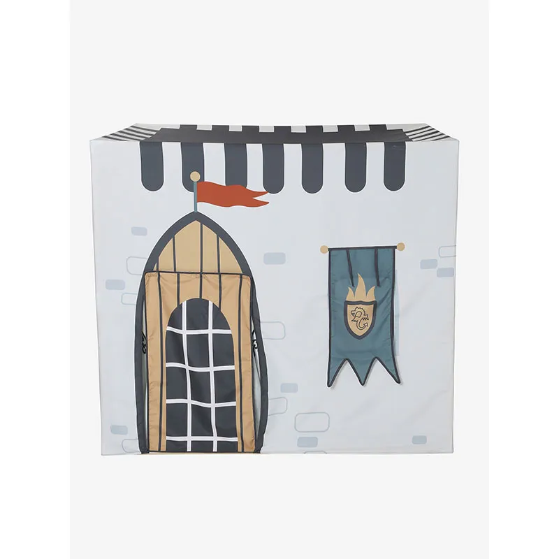 Tente en bois - Rouge-3