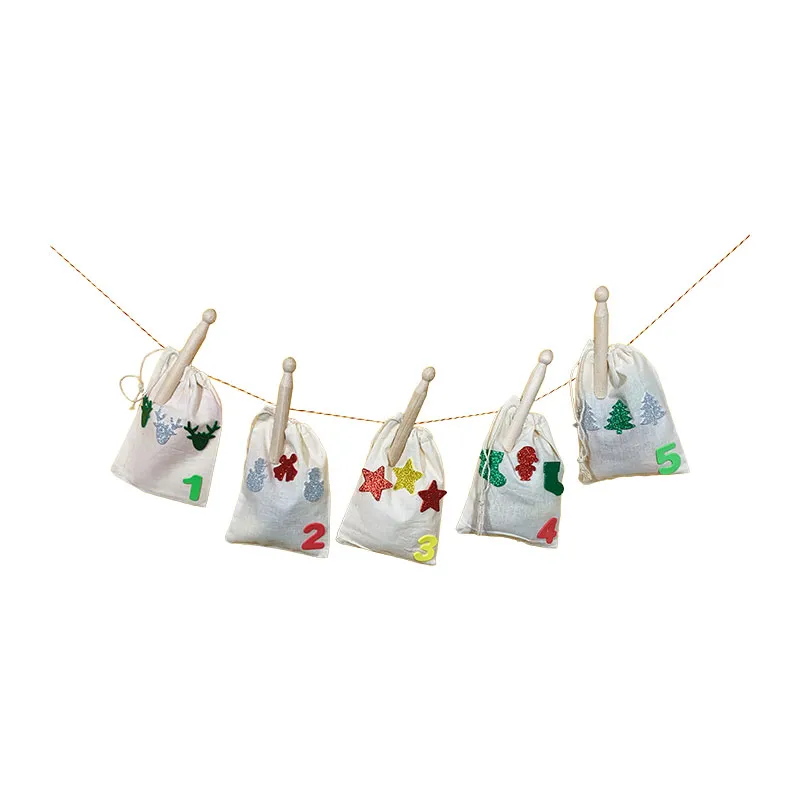 Petits pochons 11x15cm 6pcs Coton Écru - 3+-1