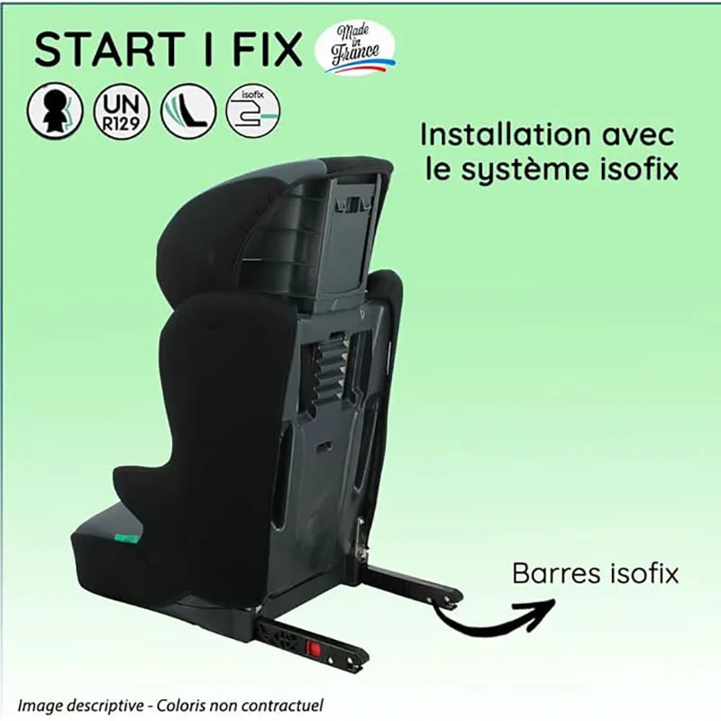 Siège auto I-Size/Isofix Start Fix 106 à 140cm - Koala-4
