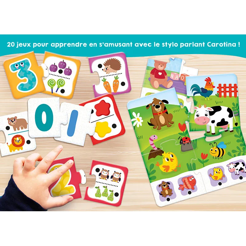 Stylo parlant Carotina Baby 20 jeux - 24m+-2