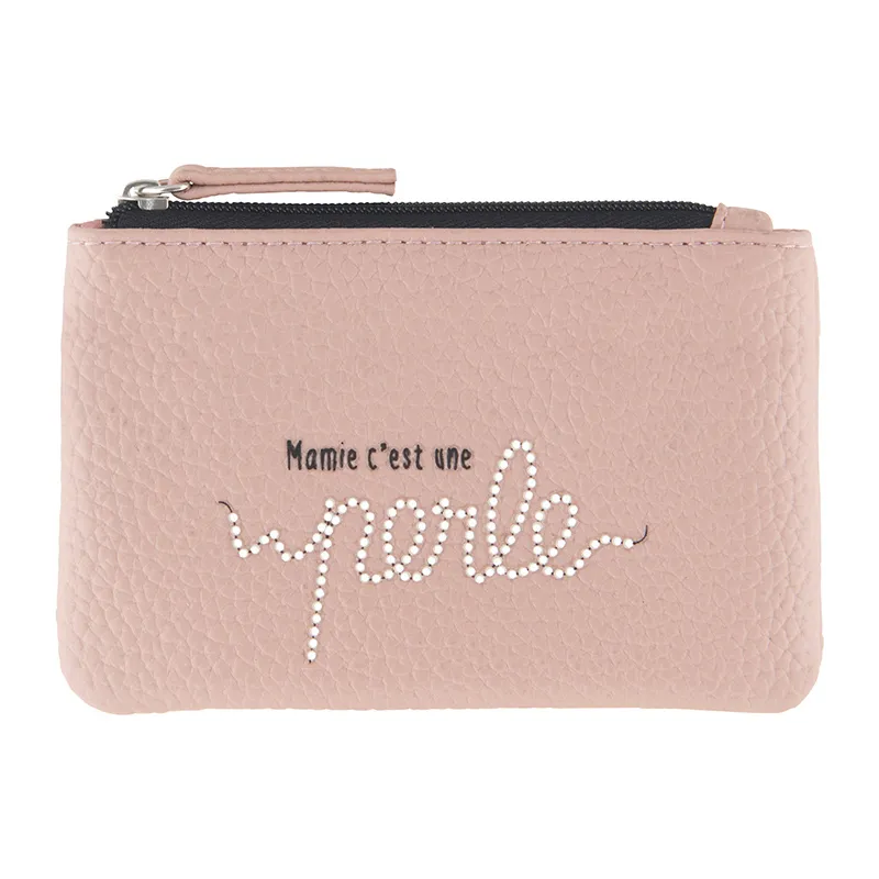 Porte-monnaie Faucon Mamie Perle 11x8cm-0