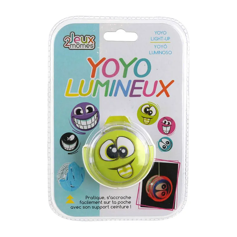 2 Yoyos lumineux Emoji Monstre Aléat. - 13x19cm-6