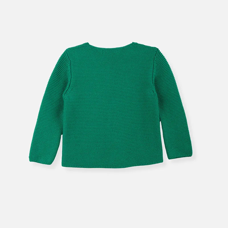 Gilet Coton BIO - Vert billard-1