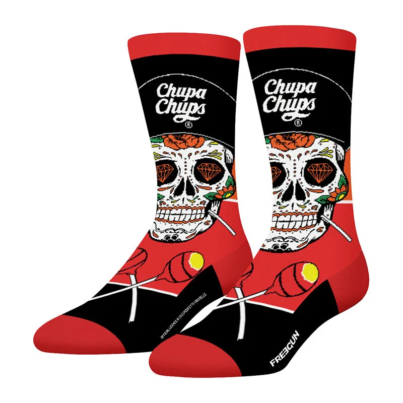 8 paires de Chaussettes Homme Chupa-Chups - Noir/Bleu/Rouge/Jaune-7