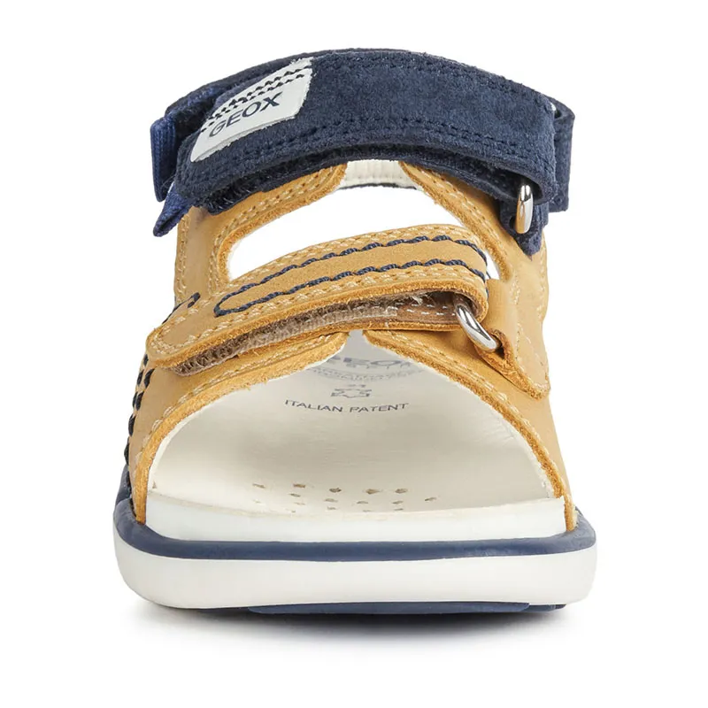 Sandales Delhi - Bleu Marine/Jaune Foncé-9
