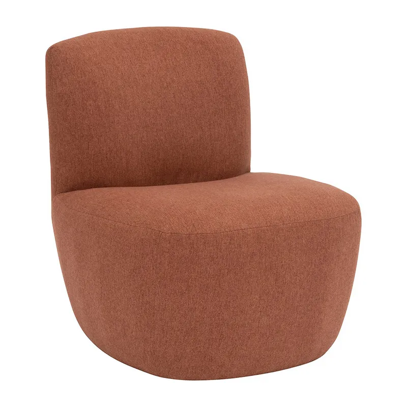 Fauteuil Chauffeuse Terracotta - 63x71x68cm-1