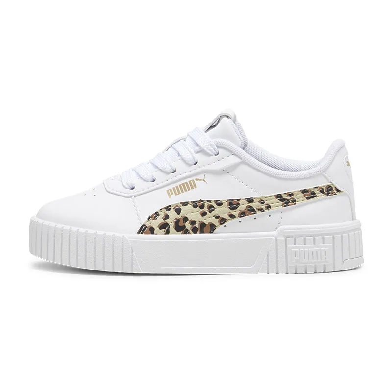 Baskets Fille Carina 2.0 Animal Up - Blanc/Beige-1