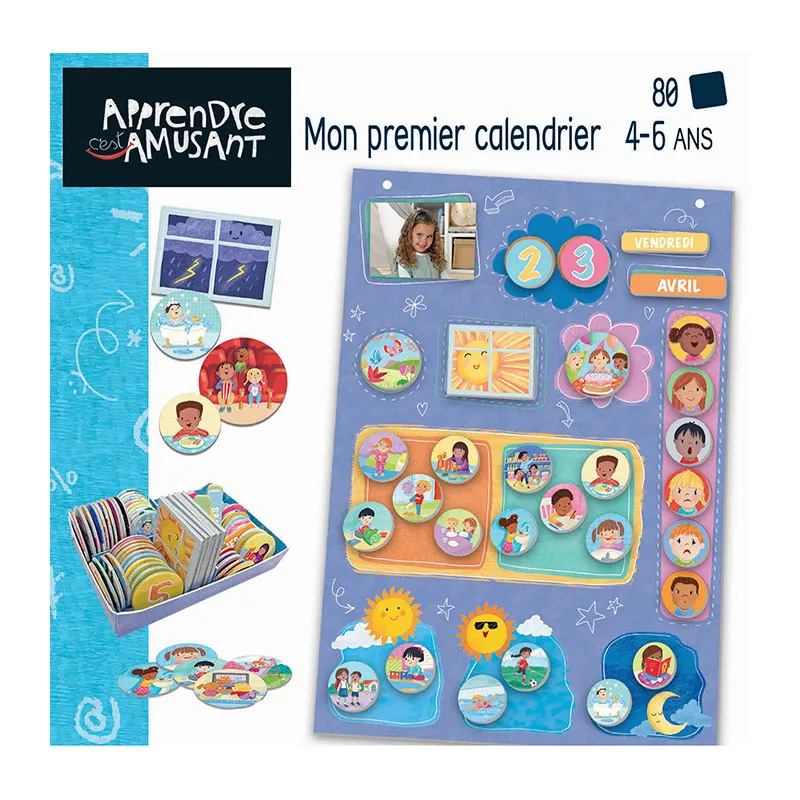 Jeux éducatif Mon Premier Calendrier - 4+-3