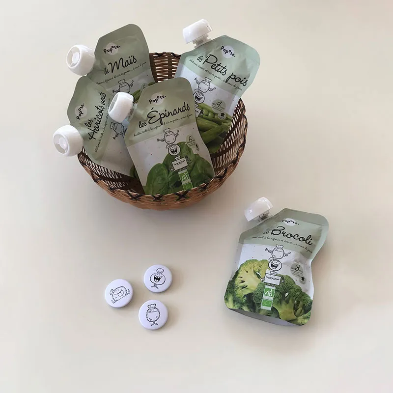 5x120g Gourdes Les Petits Pois BIO - 4/6m+-1