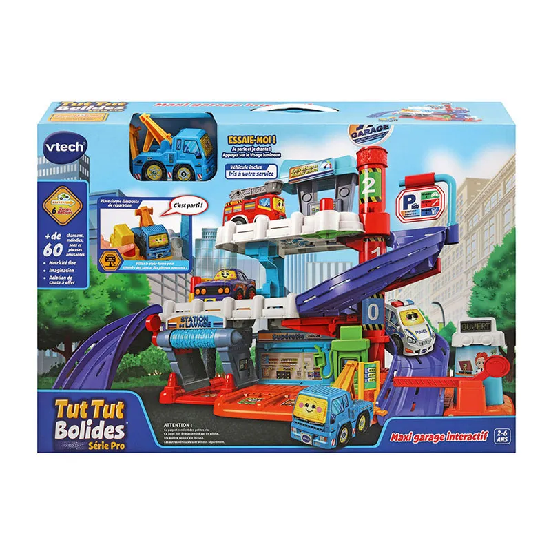 Tut Tut Bolides Maxi Garage interactif + Elie Roi du Rallye - 24m+-4