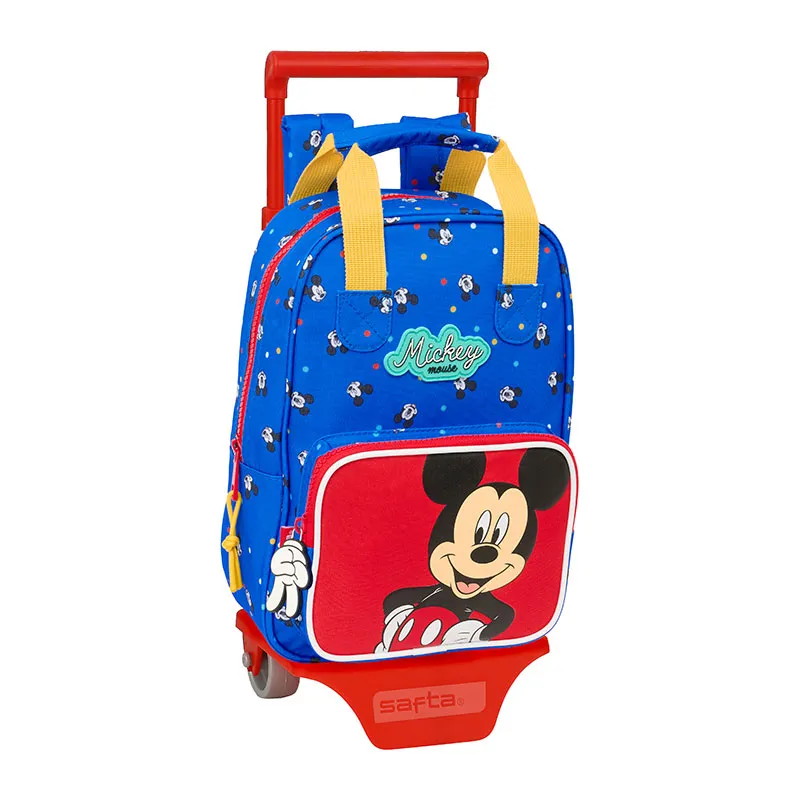 Sac à dos à roulettes Mickey Mouse - 28x20x8cm-0