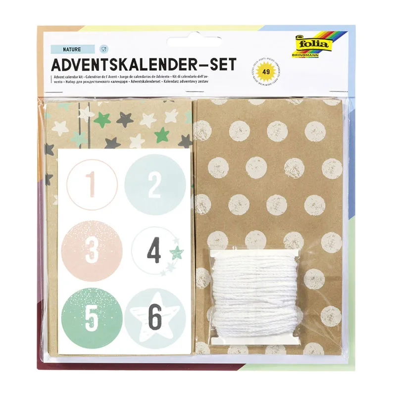Calendrier de l'avent Sachets Nature - 48pcs-4